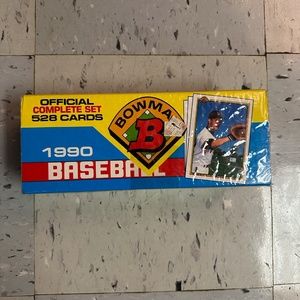 1990 Bowman Baseball Card Set - Factory Sealed